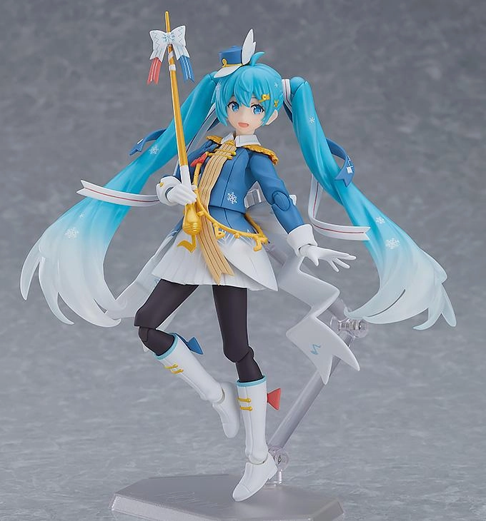 Library Decor Storage Solution Figma EX-060 Character Vocal Series 01: Hatsune Miku Snow Miku: Snow Parade ver.
