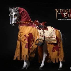 Steampunk Gadget POP Toys [POP-ALS006] The Era of Europa War Silver Armor Horse 1/6