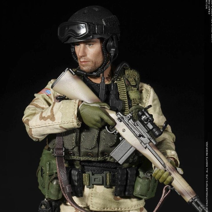 CRAZY FIGURE LW006 Delta Special Force M14 Sniper 1/12 Scale Figure Worldwide Delivery Diverse Representation