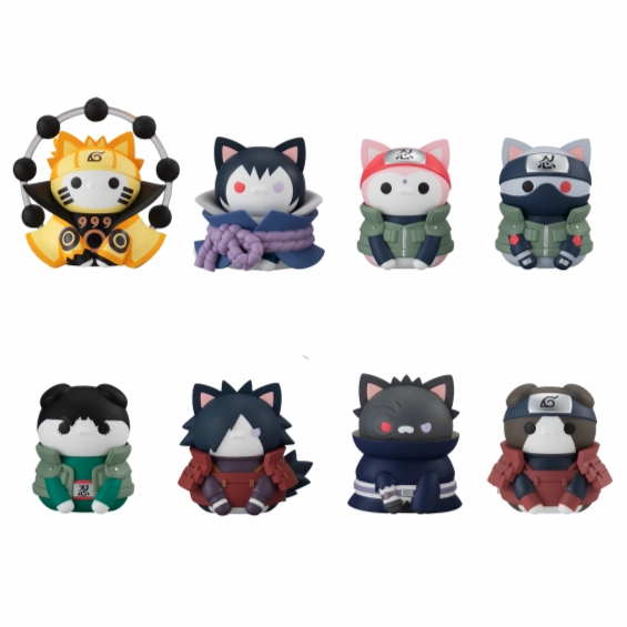 Hobby Kit Mega Cat Project Nyaruto! NARUTO Shippuden Last Battle Ver. (Set of 8)(Reissue)