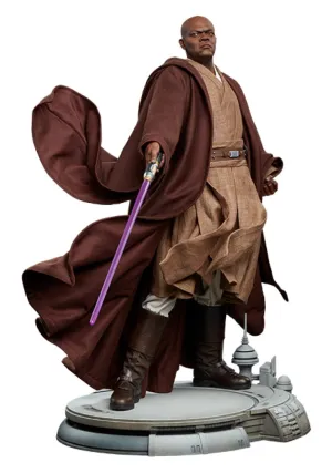 Sideshow Collectibles Star Wars Episode III Mace Windu Premium Format Figure 1/4 Statue Film Character PVC Merchandise