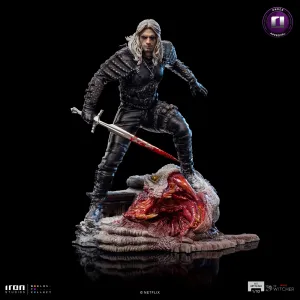Chibi Collectible Architectural Model Iron Studios The Witcher BDS Geralt of Riva 1/10 Statue