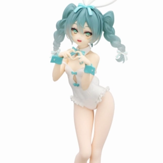 Desktop Decor Hatsune Miku BiCute Bunnies Figure Rurudo White Color Ver.