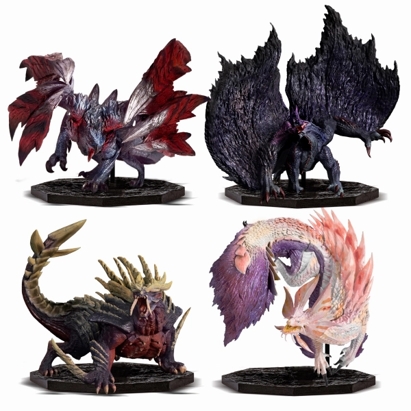 Fantasy Collection CAPCOM FIGURE BUILDER CUBE "MONSTER HUNTER" (Gore Magala/ Crimson Glow Valstrax/ Magnamalo(Enraged)/ Mizutsune)