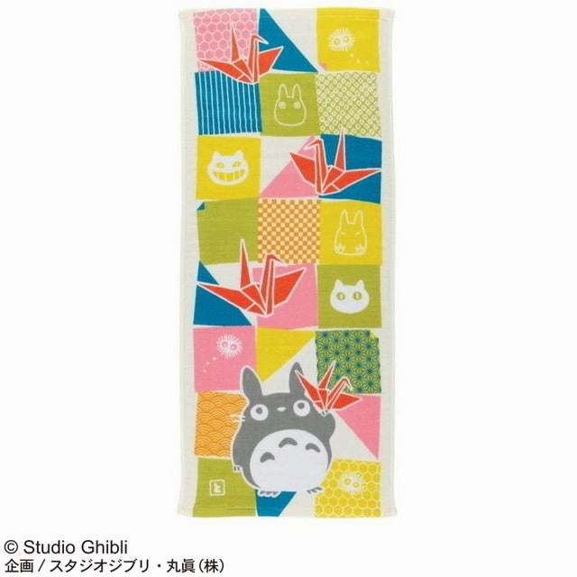 Greek Statue Studio Ghibli Imabari Gauze Series (Face Towel) "My Neighbor Totoro" - Origami