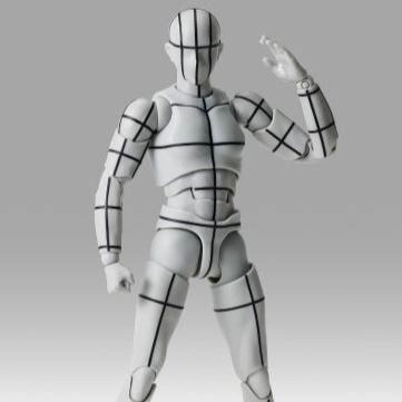 Multi Pose [Backorder] Body-Kun Sports Edition Wire Frame (Gray Color ver.) S.H.Figuarts