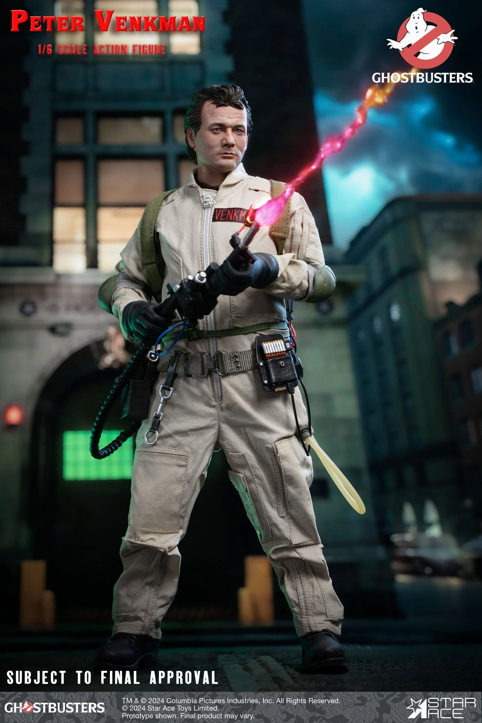 Limited Object Star Ace Toys Ghostbusters (1984) Peter Venkman 1/6 Action Figure