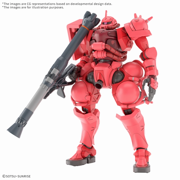 Ancient Sculpture Bandai Hobby HG 1/144 "GQuuuuuuX" CHAR'S ZAKU(GQ)