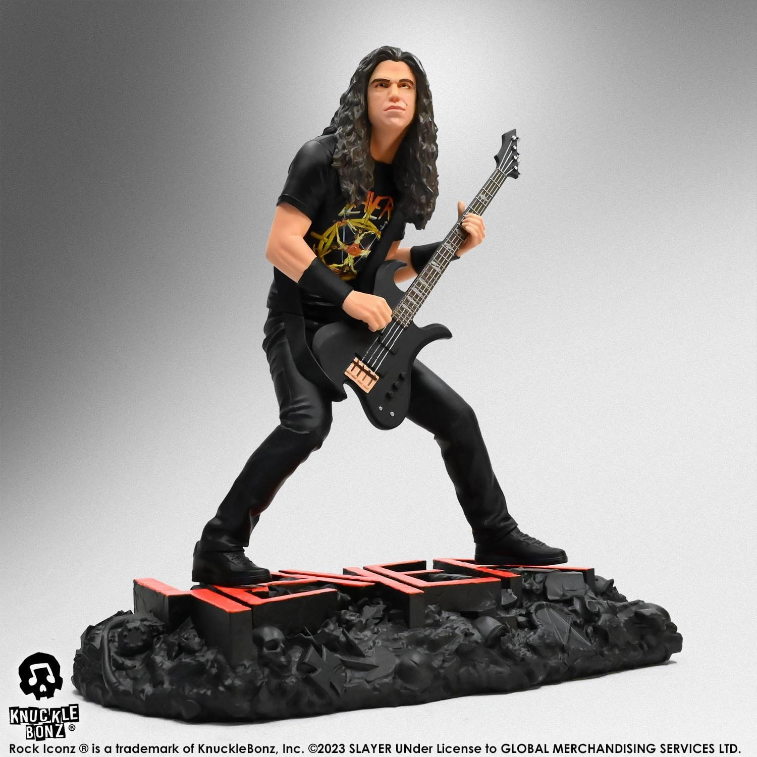 Sculpture Reproduction Knucklebonz Slayer Rock Iconz Tom Araya II Statue