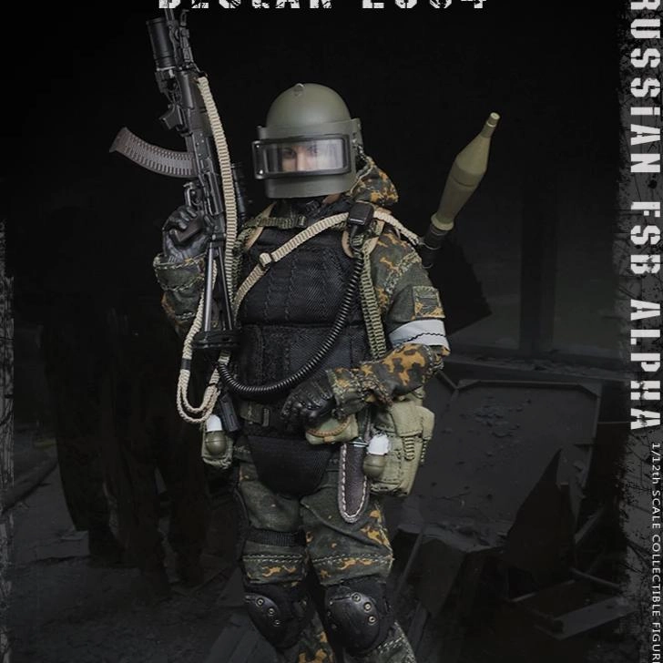 Action Collection Scandinavian design CRAZY FIGURE LW008 Russian Alpha Special Forces Grenadier 1/12 Scale Figure