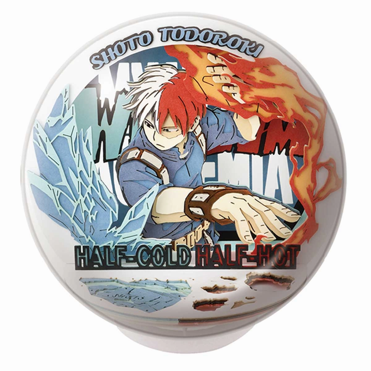 Bedroom Accent Shoto Todoroki "My Hero Academia" Paper Theater Ball (PTB-28)