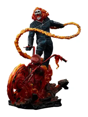 Sideshow Collectibles Marvel Ghost Rider (Classic Variant) Premium Format Statue Superhero Object Limited Decor