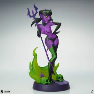 Sideshow Collectibles Original Artist Series Devil Girl (Purple and Green Variant) Statue Historical Figure Tourist Memorabilia