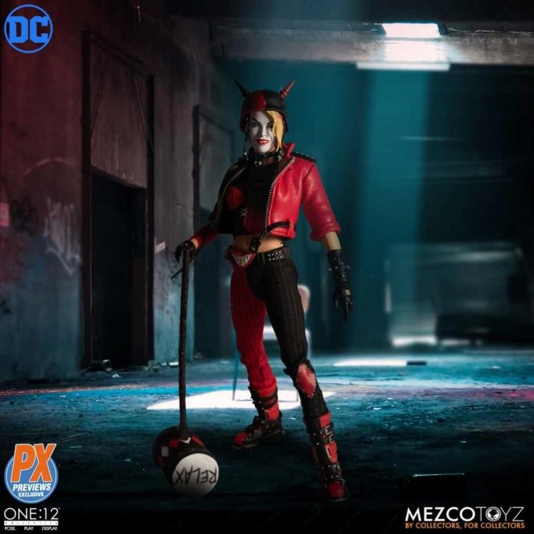Mezco One:12 Harley Quinn Playing for Keeps Edition PREVIEWS Exclusive Paper Model Designer Piece