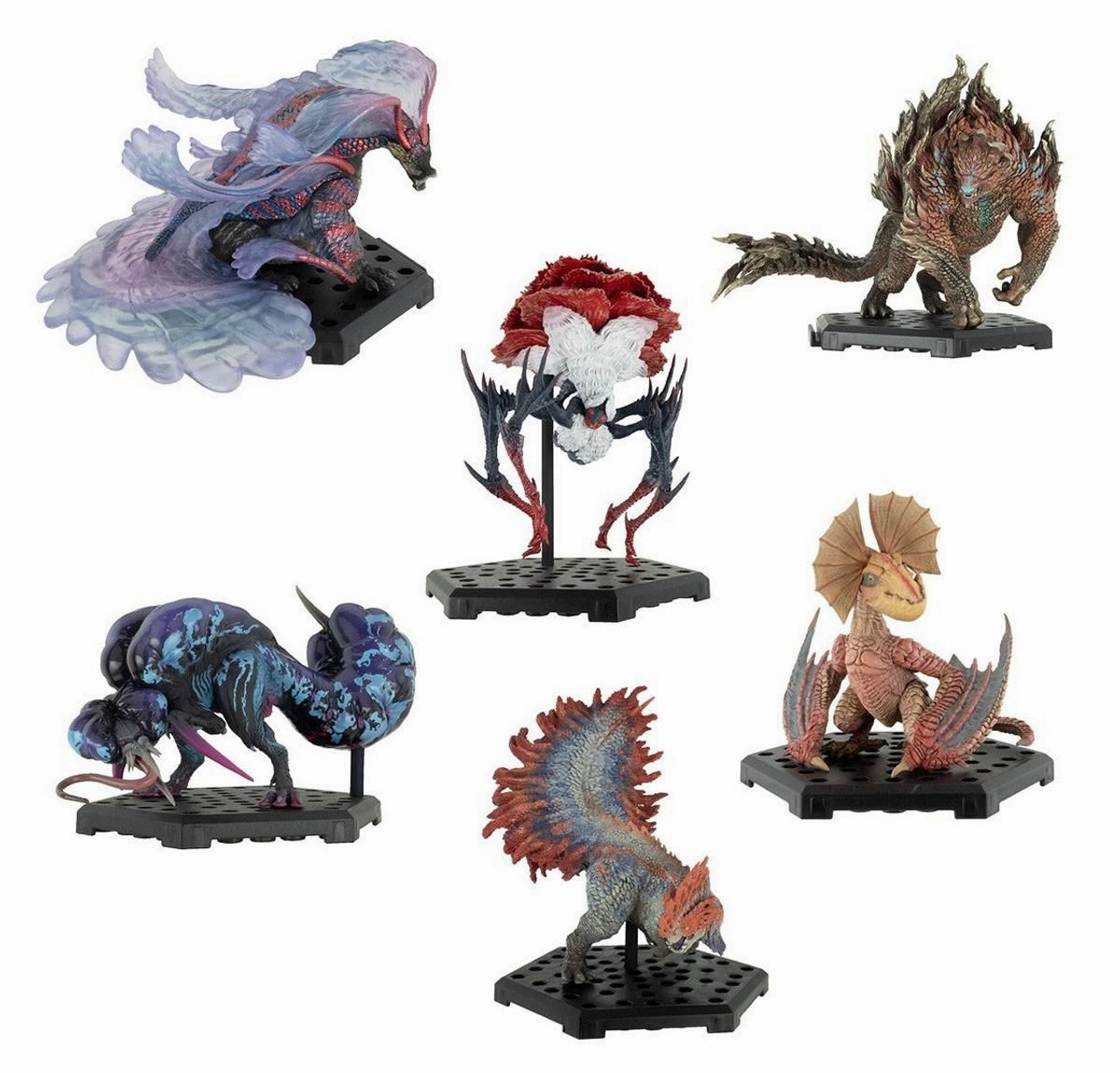 Conservation Grade Movie Art Capcom Figure Builder Monster Hunter Standard Model Plus Vol. 28 (set of 6)