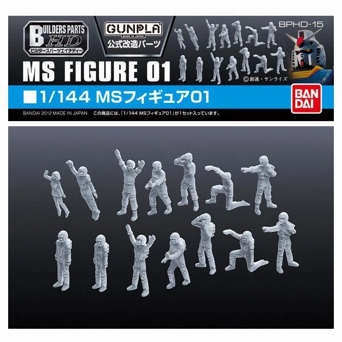 Bandai Hobby Builders Parts - HD 1/144 MS Figure 01 Famous Painting