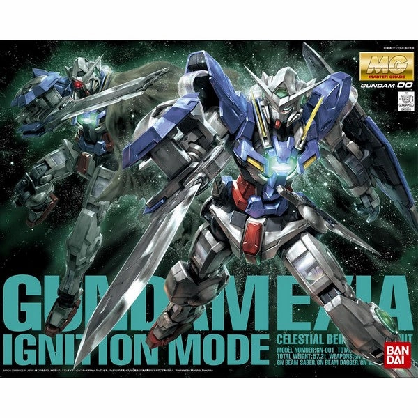 Cute Mascot Bandai Hobby MG 1/100 Gundam Exia (Ignition Mode)
