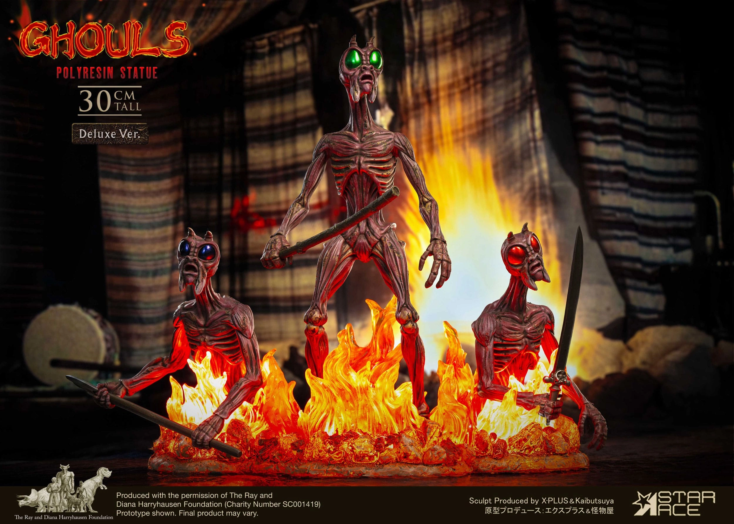 Sculpted Art Star Ace Toys Ray Harryhausen's The Ghoul Deluxe Version Statue