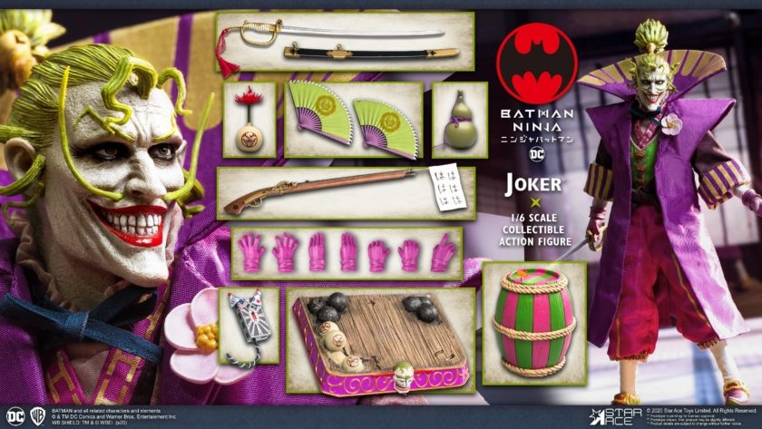 Star Ace Toys [SA-0077] JOKER BATMAN NINJA DX 1/6 Imaginary Play