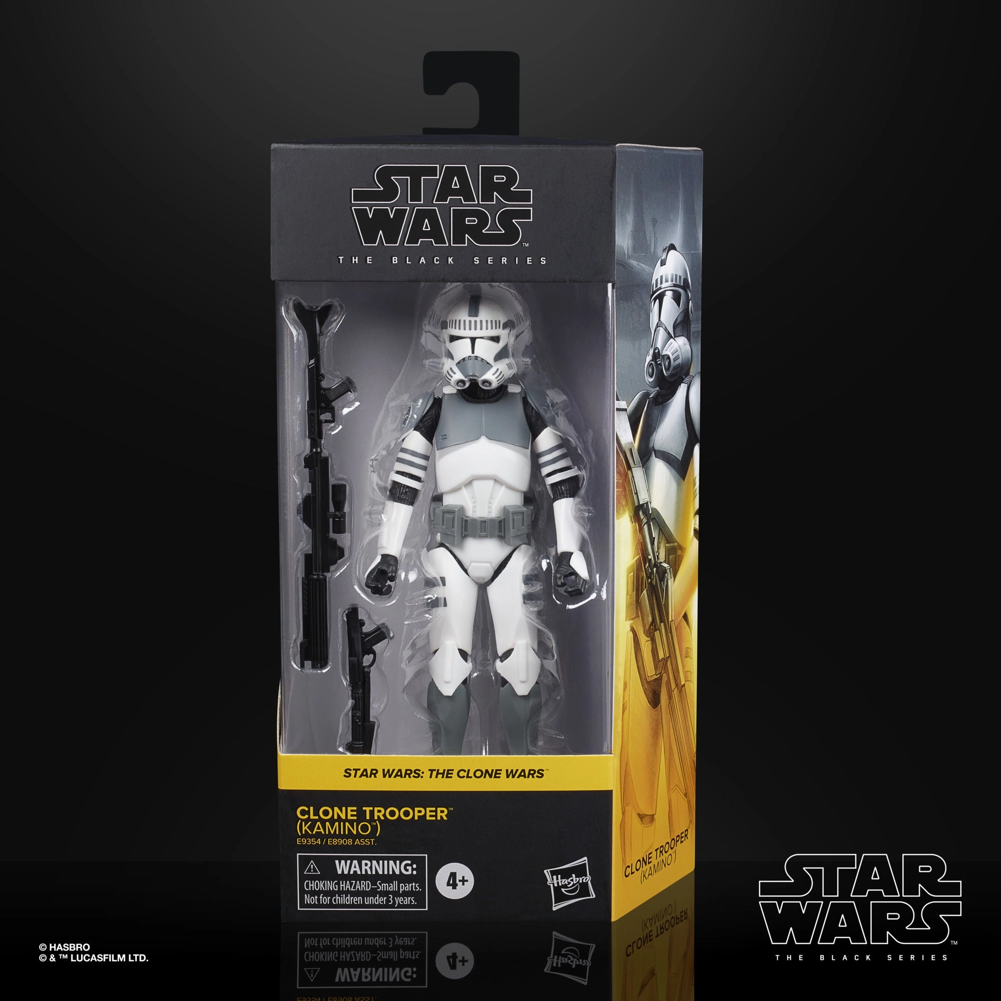 Star Wars The Black Series Clone Trooper (Kamino) 6-Inch Action Figure Gaming Collection Window Sill