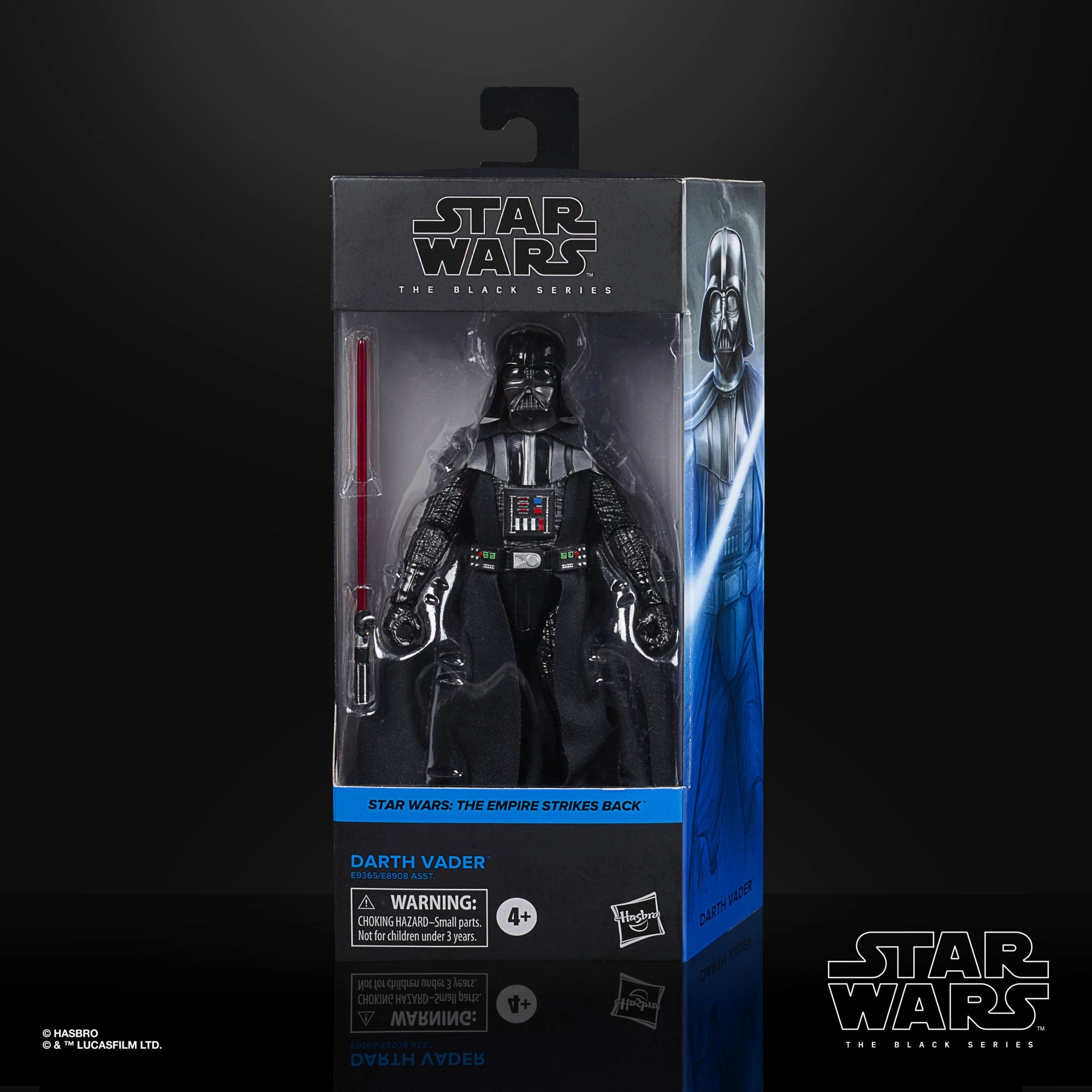 Small Space Vinyl Toy Star Wars The Black Series Darth Vader (The Empire Strikes Back) 6-Inch Action Figure