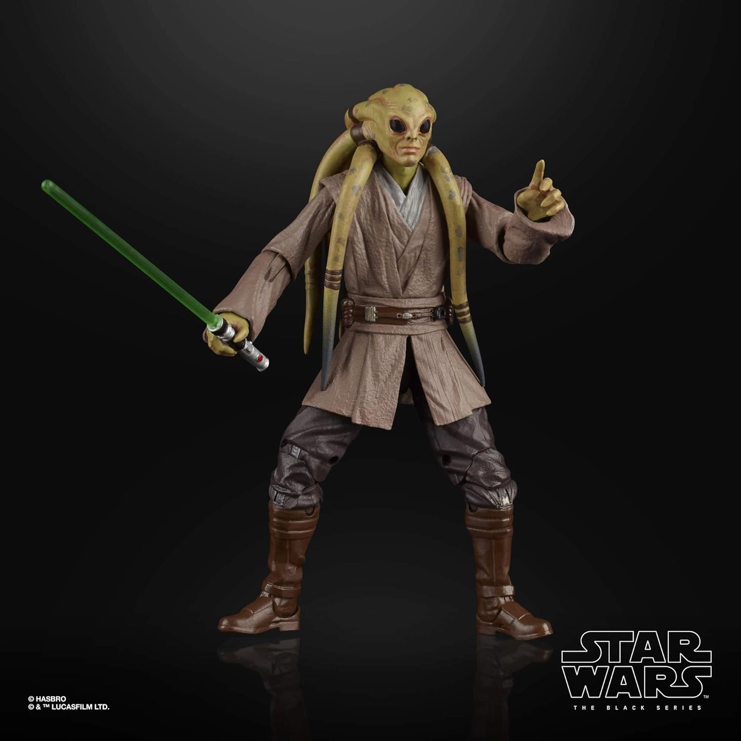 Metallic Finish Art Masterpiece Star Wars The Black Series Kit Fisto 6 Inch Action Figure