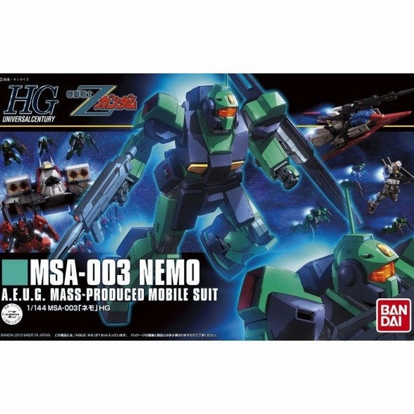 Gaming Article Universal Appeal Bandai Hobby HGUC 1/144 #150 MSA-003 Nemo (Zeta Ver.) (5056834)
