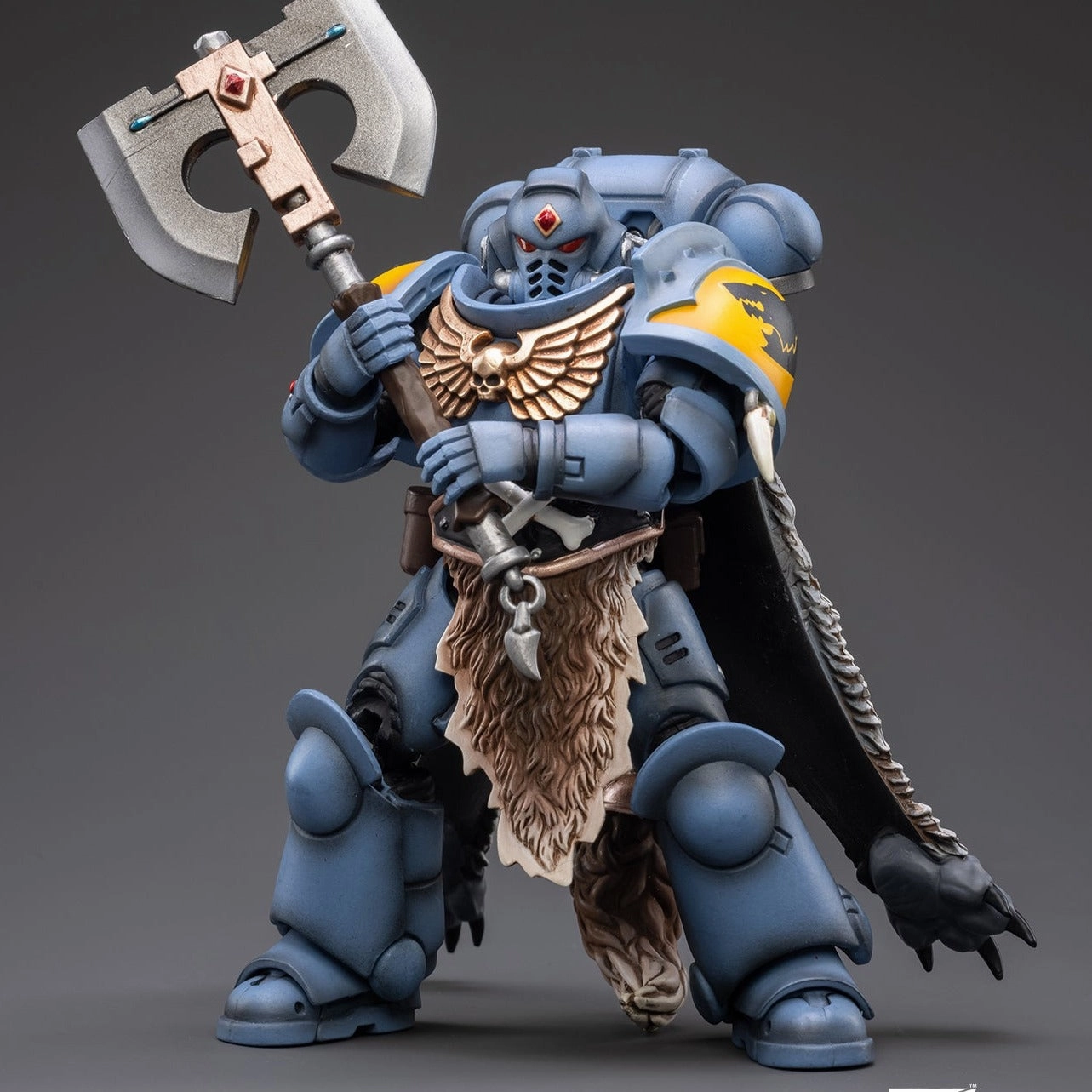 Blind Box Toy WARHAMMER 40K Space Wolves Claw Pack Leader Logan Ghostwolf