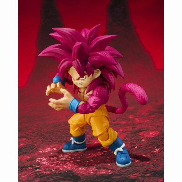 Miniature Goods Movie Piece S.H.Figuarts SUPER SAIYAN 4 SON GOKU (MINI) - DAIMA -