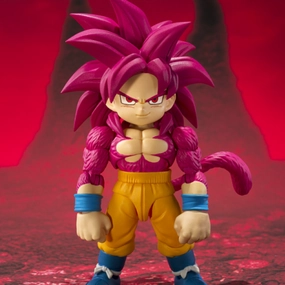 Chibi Statue Cyborg Design S.H.Figuarts SUPER SAIYAN 4 SON GOKU (MINI) - DAIMA -