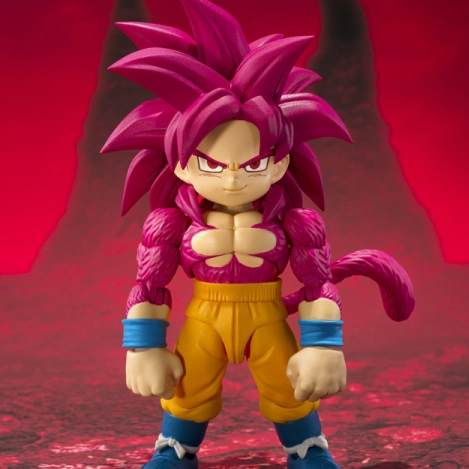 Chibi Statue Cyborg Design S.H.Figuarts SUPER SAIYAN 4 SON GOKU (MINI) - DAIMA -