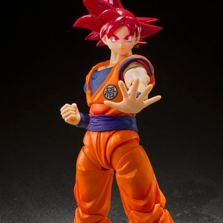 Super Saiyan God Son Goku Saiyan God of Virtue "Dragon Ball Super" S.H.Figuarts Mythology Art