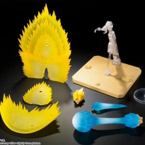 Anime Merchandise Extinct Creature Super Saiyan Son Goku's Effect Parts Set - Teleport Kamehameha - "Dragon Ball Z" S.H.Figuarts