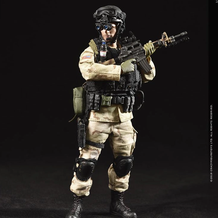 CRAZY FIGURE LW005 Delta Special Force Master Sergeant  1/12 Scale Figure Avid Fan