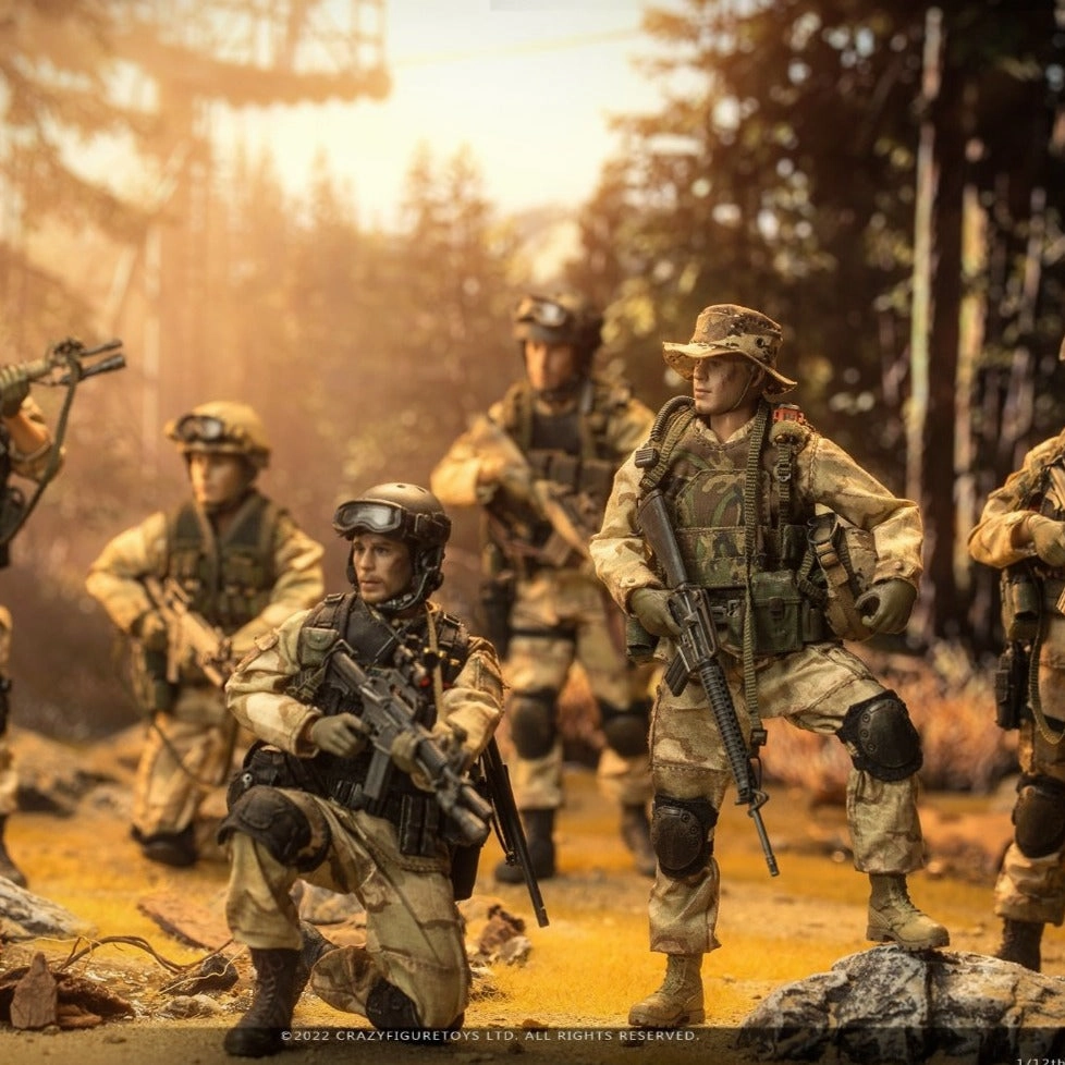 CrazyFigure [CF-LTY002] US Military 75th Rangers & Delta Special Force 1/12 Durable Material