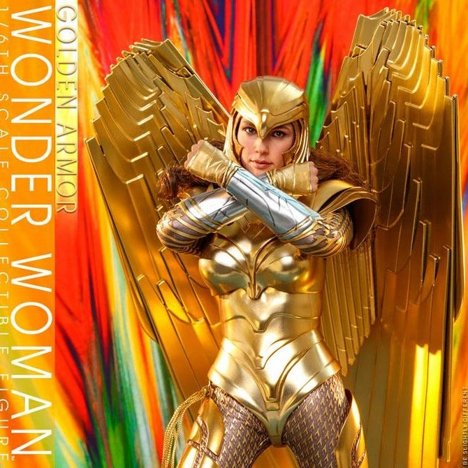 Cyborg Design Multi Pose Hot Toys Wonder Woman 1984 Golden Armor Wonder Woman (Deluxe)