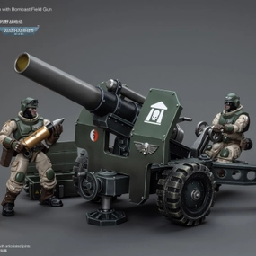 Grand Prize WARHAMMER 40K Astra Militarum Ordnance Team with Bombast Field Gun