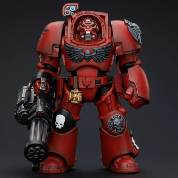 WARHAMMER Blood Angels Terminator Squad Terminator with Assault Cannon Robot Statue Battle Stance