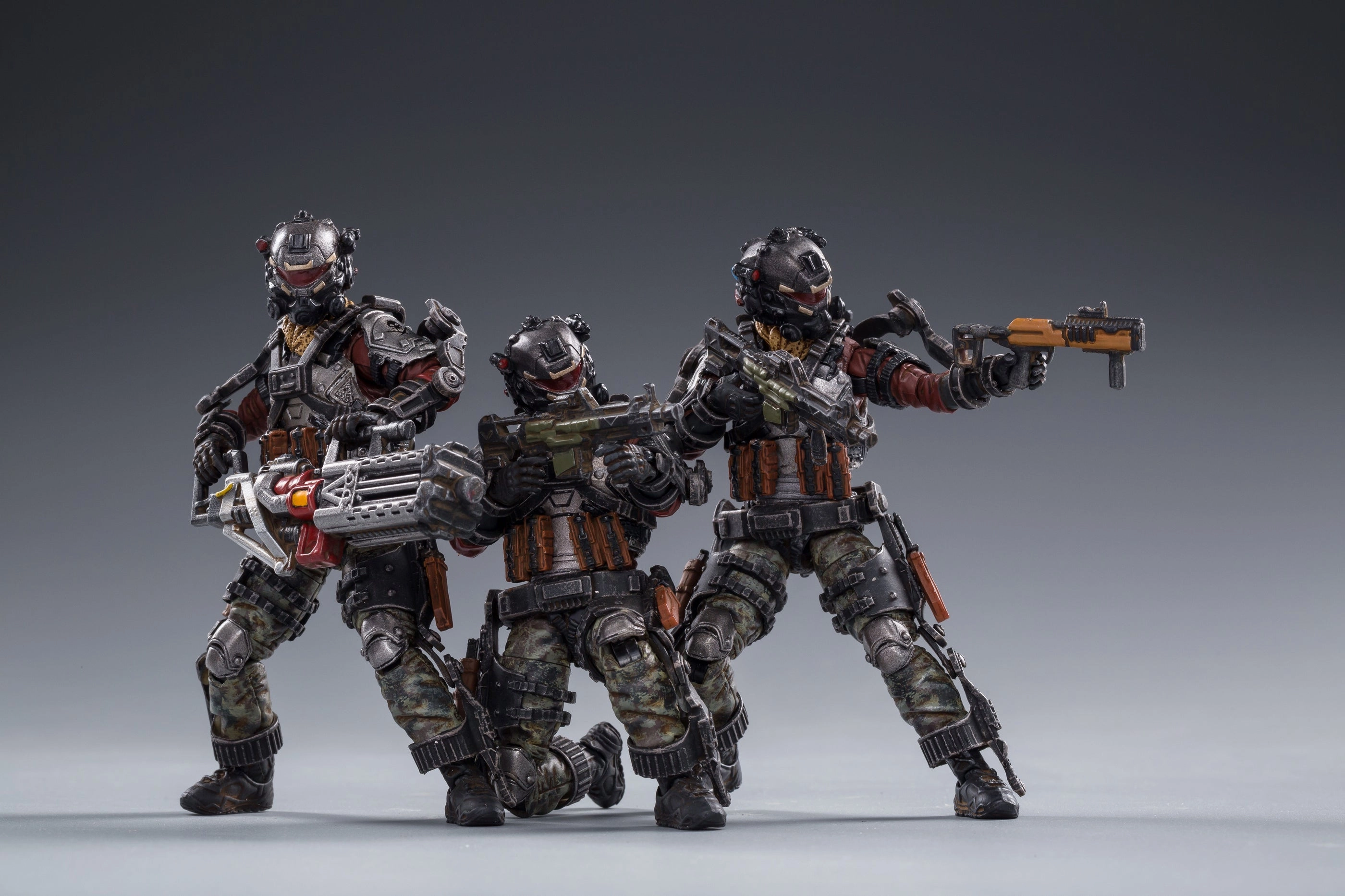 JOY TOY SKELETON FORCES DOUBLE SICKLE SQUAD 1/18 FIGURE 3PK Ceiling Hung