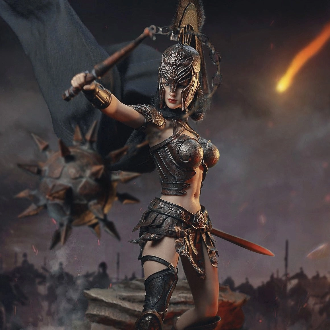 Military Figure TBLeague [PL-2020-165A] Black Spartan Army Commander 1/6