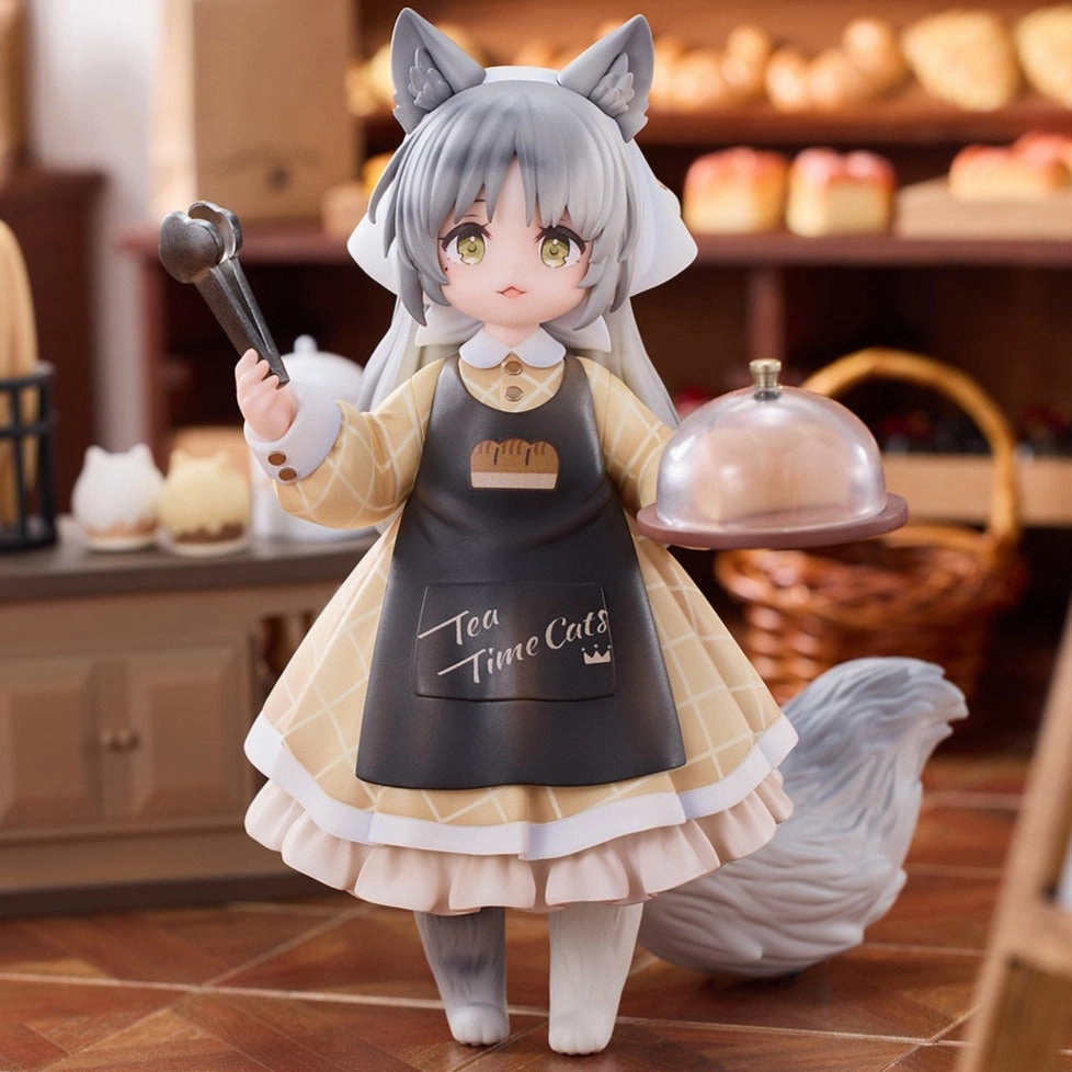 Movie Decor Art Collectible Tea Time Cats Scene: Cat Town Bakery Staff