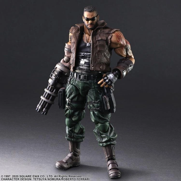 [Backorder] Play Arts Kai Final Fantasy VII Remake Barret Wallace (Version 2) Premium Statue