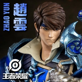Threezero Honor of Kings ZHAO YUN 1/12 Collectible Action Figures Workstation Decor Tourist Memorabilia
