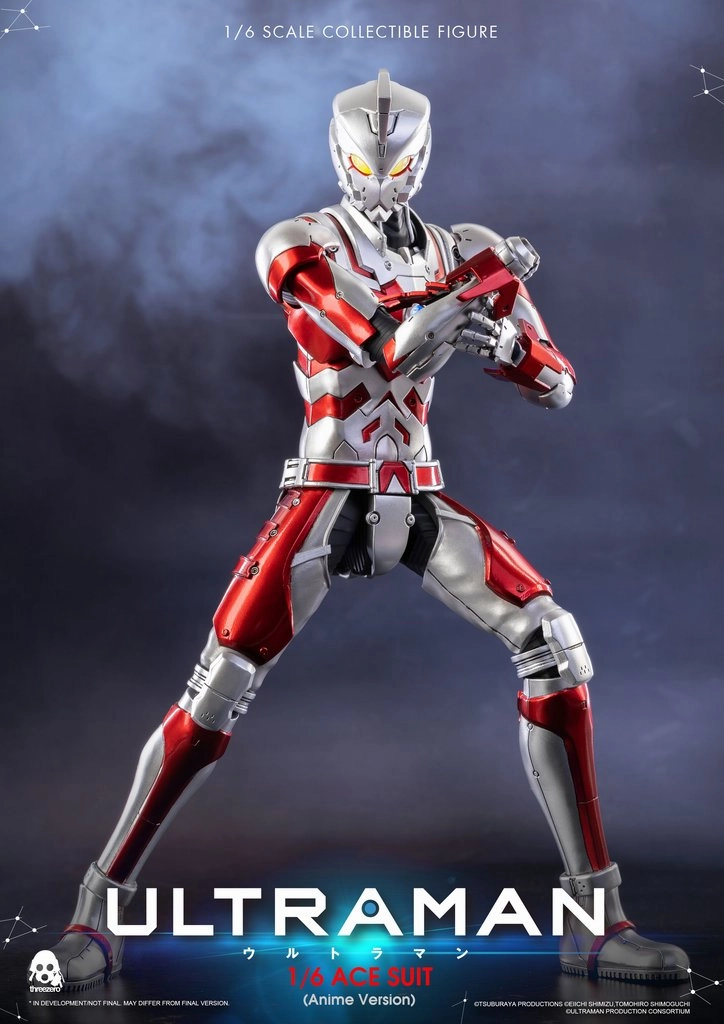 Ball Joint Threezero ULTRAMAN ACE SUIT Anime Version 1/6 Scale Action Figure