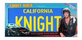 Emerging Brand Doctor Collector Knight Rider License Plate Prop Replica