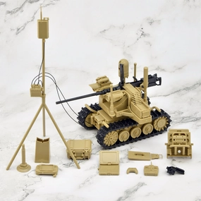 TomyTec Little Armory 1/12 LD049 UGV Armed Robot System 2 Caliber Carrier Brick and mortar