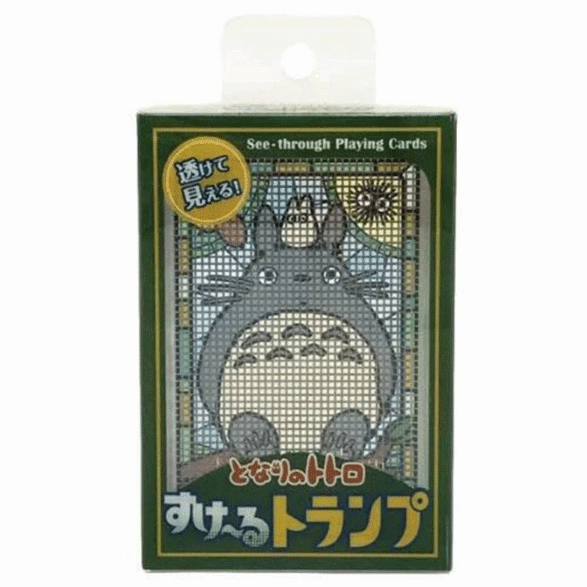 Mother's Day Transparent Playing Cards "My Neighbor Totoro Magic Seemingly Invisible"