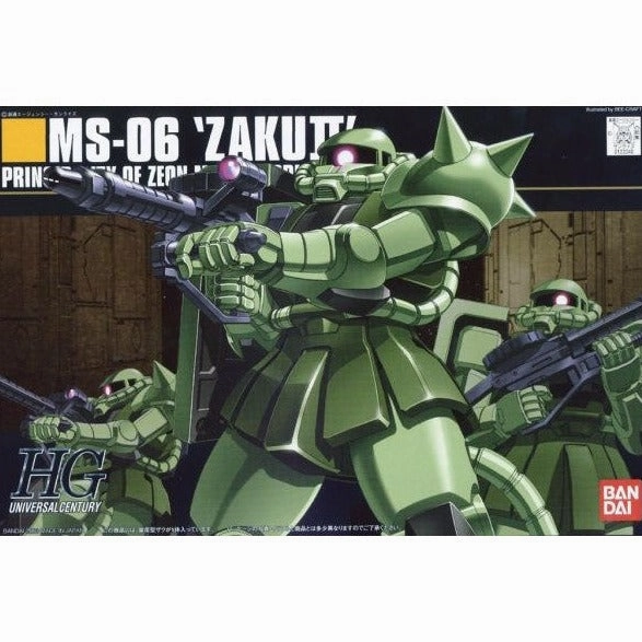 Shelf Display Bandai Hobby HGUC 1/144 #40 MS-06 Zaku II "Mobile Suit Gundam" (5057392)