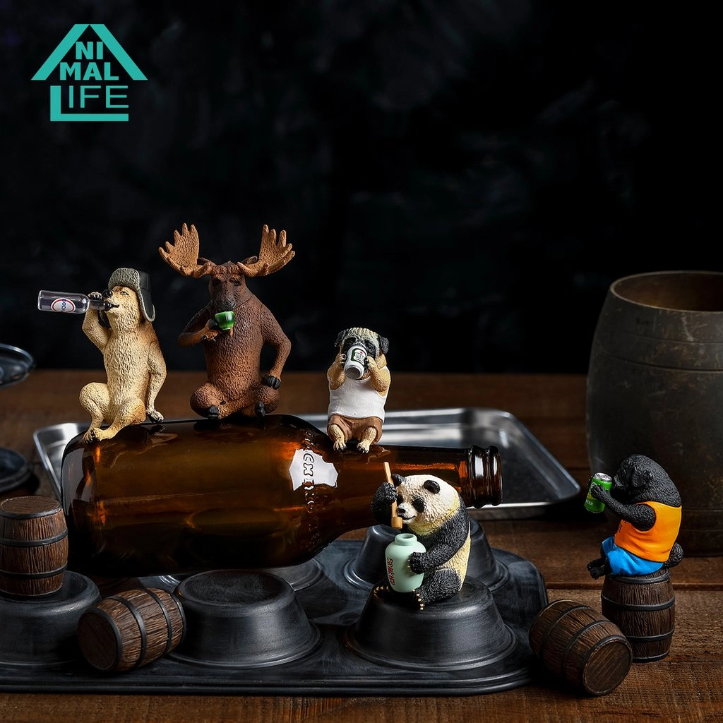 UNION CREATIVE ANIMAL LIFE Tipsy (Box of 6 Blind Box) Corporate Gift