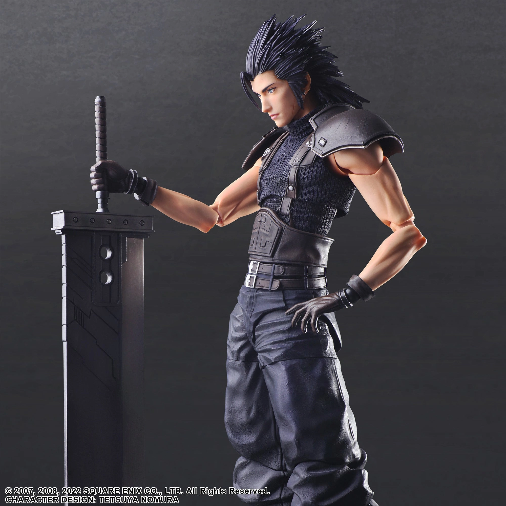 Final Fantasy VII Play Arts Kai Zack Fair Soldier 1st Class Steampunk Gadget Anime Merch